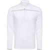 imageCallaway Mens Weather Series  Zip Mock Neck Pullover for Men Extended Sizes Mens Performance ApparelWhite