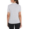 imageCallaway Womens Broken Stripe Golf Polo Sun Protection MoistureWicking Lightweight Performance Collared ShirtWhite