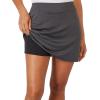 imageCallaway Womens Heather Golf Skort for Women with Stretch Fabric TrueSculpt and OptiDri TechnologyBlack Heather