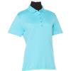 imageCallaway Womens OptiDri Chevron Short Sleeve Golf Polo Shirt Stretch Fabric MoistureWicking Sun ProtectionBlue Atoll