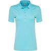 imageCallaway Womens OptiDri Chevron Short Sleeve Golf Polo Shirt Stretch Fabric MoistureWicking Sun ProtectionBlue Atoll
