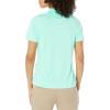 imageCallaway Womens Solid Swing Tech Short Sleeve Golf Polo ShirtCarnival Glass