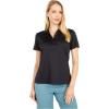 imageCallaway Womens Solid Swing Tech Short Sleeve Golf Polo ShirtCaviar