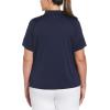 imageCallaway Womens Solid Swing Tech Short Sleeve Golf Polo ShirtPeacoat