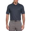 imageCallaway Mens Chevron Foulard Print Golf Polo Stretch Seams Sun Protection Available in Big ampamp TallCaviar Black