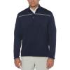 imageCallaway Mens Weather Series  Zip Mock Neck Pullover for Men Extended Sizes Mens Performance ApparelPeacoat