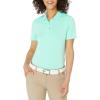 imageCallaway Womens Solid Swing Tech Short Sleeve Golf Polo ShirtCarnival Glass