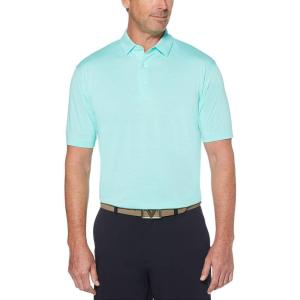 imageCallaway Broken Stripe Golf Polo Sun Protection MoistureWicking Lightweight Athletic Collared Shirts for MenAruba Blue