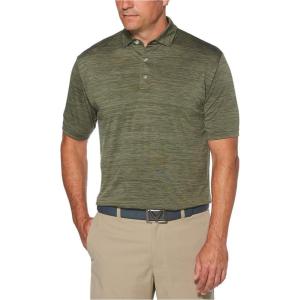 imageCallaway Broken Stripe Golf Polo Sun Protection MoistureWicking Lightweight Athletic Collared Shirts for MenHedge Green