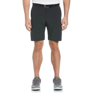imageCallaway Mens 9quot Swing Tech Heather Ergo Golf Shorts with Active Waistband Durable FabricBlack Grey Htr