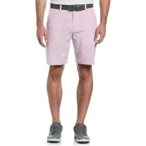 imageCallaway Mens 9quot Swing Tech Heather Ergo Golf Shorts with Active Waistband Durable FabricParty Pink Htr