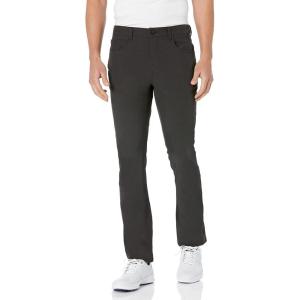 imageCallaway Mens EverPlay 5Pocket Golf Pants with Comfort Waistband Stretch NonIron Fabric MoistureWicking Tapered FitBlack Heather 2