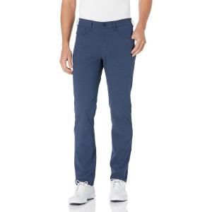 imageCallaway Mens EverPlay 5Pocket Golf Pants with Comfort Waistband Stretch NonIron Fabric MoistureWicking Tapered FitDeep Navy Htr 2