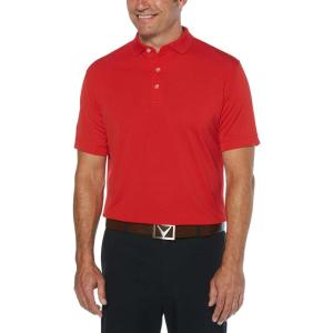 imageCallaway Mens Short Sleeve Ottoman Performance Golf PoloSalsa