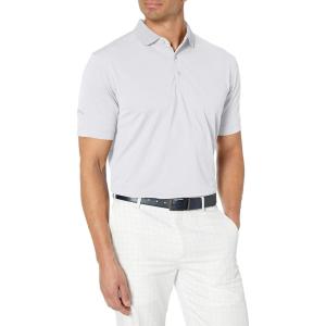 imageCallaway Mens Short Sleeve Ottoman Performance Golf PoloWhite
