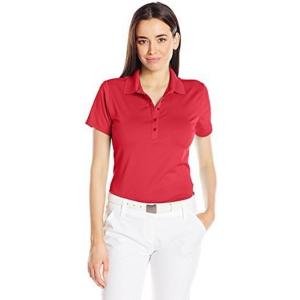 imageCallaway Womens OptiDri Chevron Short Sleeve Golf Polo Shirt Stretch Fabric MoistureWicking Sun ProtectionSalsa