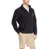 imageCallaway Mens Long Sleeve FullZip Wind Jacket Wind and Water Resistant Performance Apparel for Men Extended SizesBlack