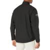 imageCallaway Mens Long Sleeve FullZip Wind Jacket Wind and Water Resistant Performance Apparel for Men Extended SizesBlack