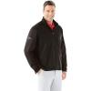 imageCallaway Mens Long Sleeve FullZip Wind Jacket Wind and Water Resistant Performance Apparel for Men Extended SizesBlack