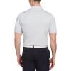 imageCallaway Mens Ventilated Classic Jacquard Short Sleeve Golf Polo Stretch Seams MoistureWicking Available in Big ampamp TallGray Dawn