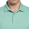 imageCallaway Mens Ventilated Classic Jacquard Short Sleeve Golf Polo Stretch Seams MoistureWicking Available in Big ampamp TallNeptune Green
