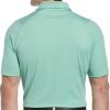 imageCallaway Mens Ventilated Classic Jacquard Short Sleeve Golf Polo Stretch Seams MoistureWicking Available in Big ampamp TallNeptune Green