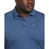imageCallaway Mens Ventilated Classic Jacquard Short Sleeve Golf Polo Stretch Seams MoistureWicking Available in Big ampamp TallPeacoat