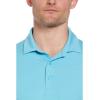 imageCallaway Mens Ventilated Classic Jacquard Short Sleeve Golf Polo Stretch Seams MoistureWicking Available in Big ampamp TallRiver Blue