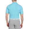 imageCallaway Mens Ventilated Classic Jacquard Short Sleeve Golf Polo Stretch Seams MoistureWicking Available in Big ampamp TallRiver Blue