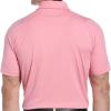 imageCallaway Mens Ventilated Classic Jacquard Short Sleeve Golf Polo Stretch Seams MoistureWicking Available in Big ampamp TallStrawberry Pink