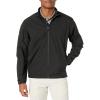 imageCallaway Mens Long Sleeve FullZip Wind Jacket Wind and Water Resistant Performance Apparel for Men Extended SizesBlack