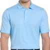 imageCallaway Mens Ventilated Classic Jacquard Short Sleeve Golf Polo Stretch Seams MoistureWicking Available in Big ampamp TallWhite