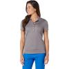 imageCallaway Womens Short Sleeve Ottoman Performance Golf Polo With Sun Protection Size Small  4XLargeSmoked Pearl