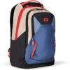 Tan/Blue/Red