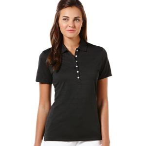imageCallaway Womens Golf Short Sleeve Pique Open Mesh Polo ShirtBlack