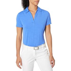 imageCallaway Womens OptiDri Tonal Short Sleeve Polo Shirt with Stretch Fabric and Sun Protection Extended SizingPalace Blue