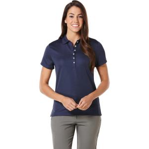 imageCallaway Womens Short Sleeve Ottoman Performance Golf Polo With Sun Protection Size Small  4XLargePeacoat