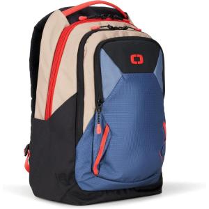 imageOGIO Axle Pro Backpack Burgundy MediumTanBlueRed