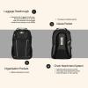 imageCallaway Axle 17quot Laptop Backpack Black 1925quot H x 13quot W x 925quot D