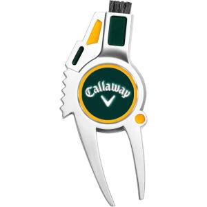 imageCallaway 4in1 Golf Divot Repair ToolGreenYellow