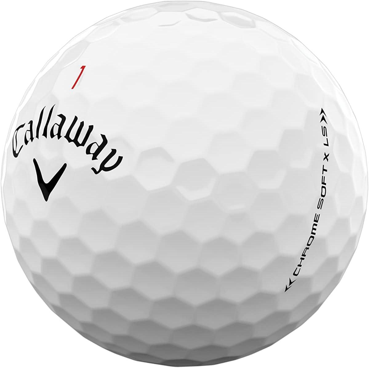 imageCallaway Golf 2022 Chrome Soft X LS Golf BallsStandard White