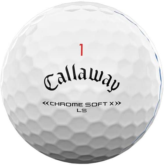 imageCallaway Golf 2022 Chrome Soft X LS Golf BallsTriple Track White