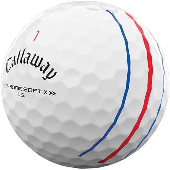 imageCallaway Golf 2022 Chrome Soft X LS Golf BallsTriple Track White