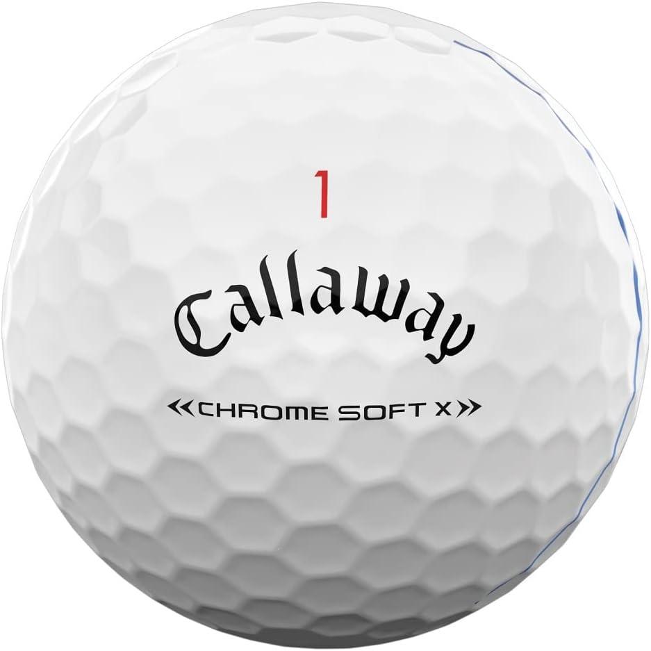 imageCallaway Golf Chrome Soft X Golf Balls Triple Track YellowTriple Track  Buy 1 Get 1 Free White