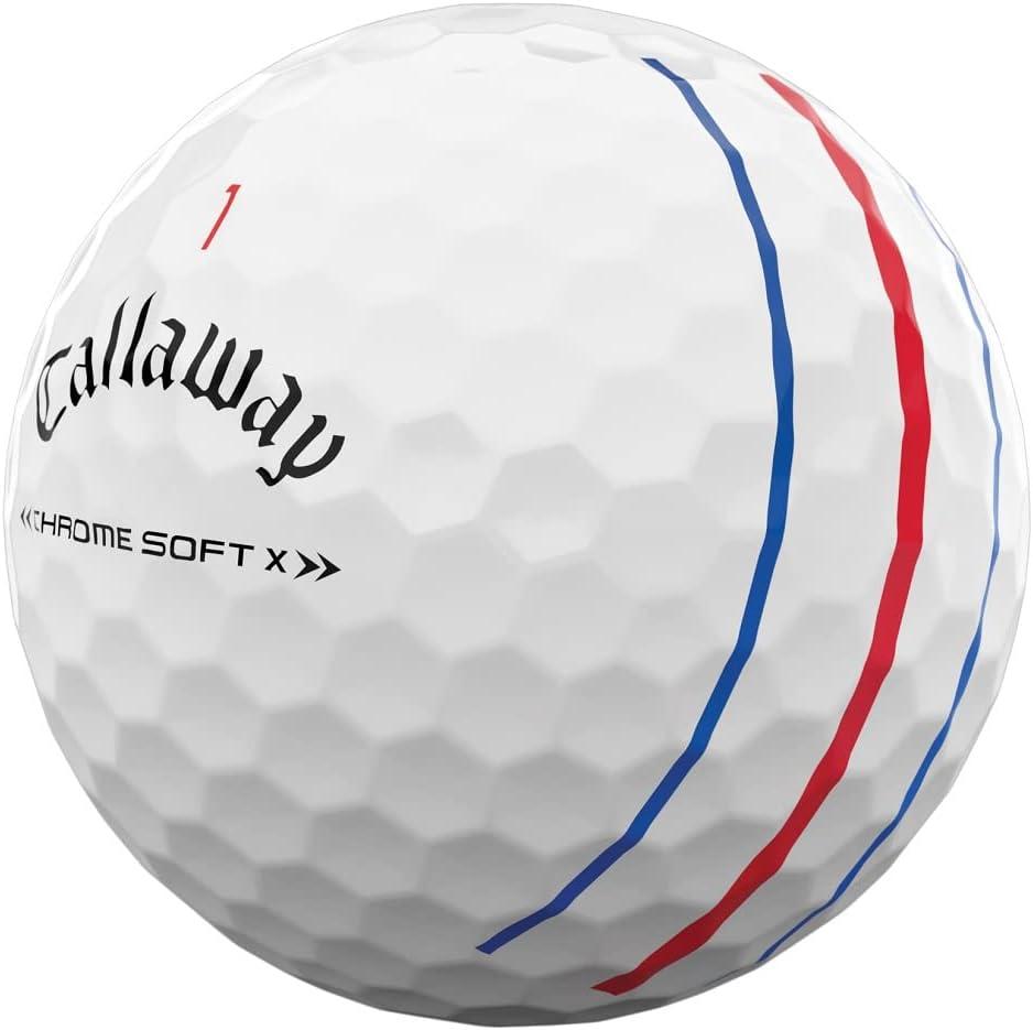 imageCallaway Golf Chrome Soft X Golf Balls Triple Track YellowTriple Track  Buy 1 Get 1 Free White