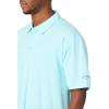 imageCallaway Mens Micro Hex Golf Performance Polo Shirt with Sun Protection Solid Stretch FabricAntigua Sand