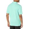 imageCallaway Mens Micro Hex Golf Performance Polo Shirt with Sun Protection Solid Stretch FabricAruba Blue