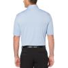 imageCallaway Mens Micro Hex Golf Performance Polo Shirt with Sun Protection Solid Stretch FabricBrunnera Blue