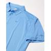 imageCallaway Mens Micro Hex Golf Performance Polo Shirt with Sun Protection Solid Stretch FabricCornflower Blue