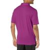 imageCallaway Mens Micro Hex Golf Performance Polo Shirt with Sun Protection Solid Stretch FabricDark Purple